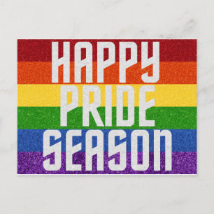 LGBT Glitter Happy Pride Season Kaart