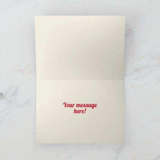 LGBT Glitter Pride Flag Card Kaart (Binnen)