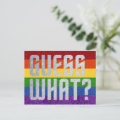 LGBT Glitter raad wat? Komende Kaart (Staand voorkant)