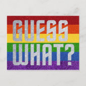 LGBT Glitter raad wat? Komende Kaart (Voorkant)