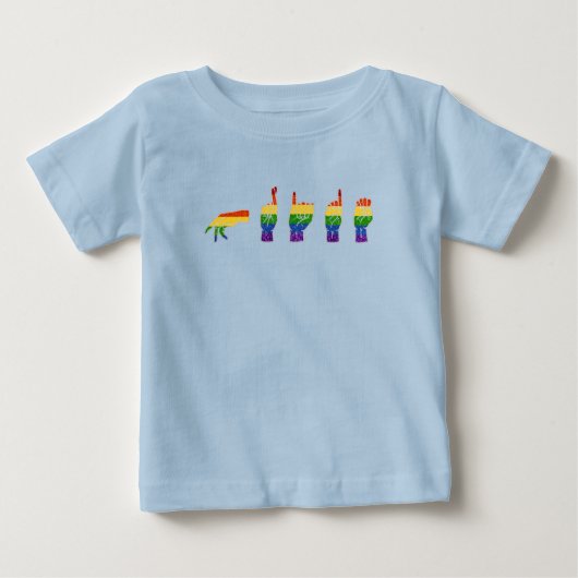 LGBT Glitter Rainbow ASL Pride (Voorkant)