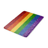 LGBT Glitter Rainbow Pride Flag Badmat (Gekanteld)