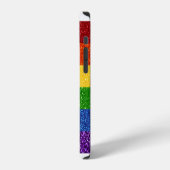 LGBT Glitter Rainbow Pride Flag iPhone Hoesje (Linkerkant)