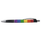 LGBT Glitter Rainbow Pride Flag Pen (Bovenkant)