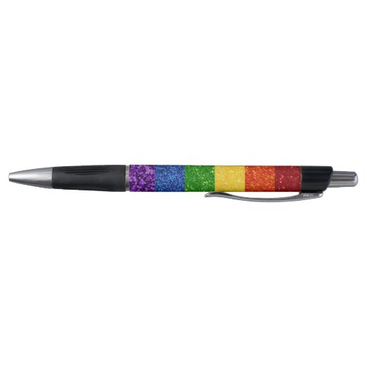 LGBT Glitter Rainbow Pride Flag Pen (Bodem)