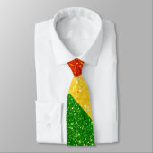 LGBT Glitter Rainbow Pride Flag Stropdas (Gebonden)