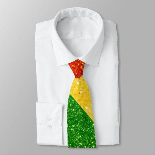 LGBT Glitter Rainbow Pride Flag Stropdas (Gebonden)