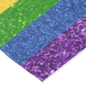 LGBT Glitter Rainbow Pride Flag Tafelkleed (Gekanteld)
