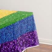 LGBT Glitter Rainbow Pride Flag Tafelkleed (Voorbeeld)