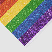 LGBT Glitter Rainbow Pride Flag Tissuepapier (Detail)
