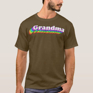 LGBT Grandma Support LGBTQ Equality Rights Human P T-shirt