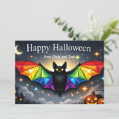 🎃🌈LGBT Griezelig & Fabulous Kaart (Staand voorkant)