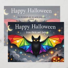 🎃🌈LGBT Griezelig & Fabulous Kaart