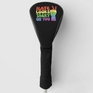 LGBT Haat Past Niet Bij Je Pride Groovy Golfheadcover