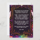 🎃🌈 LGBT Halloween aangepaste fotokaart Kaart (Achterkant)
