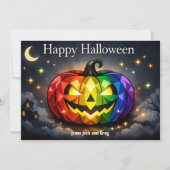 🎃🌈LGBT Halloween kaart (Voorkant)