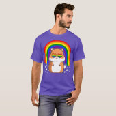 LGBT Hamster Gay Pride Rainbow LGBTQ Cute Gift T-shirt (Voorkant volledig)