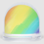 LGBT Happy Valentine's Day Custom Photo Monogram Sneeuwbol (Achterkant)