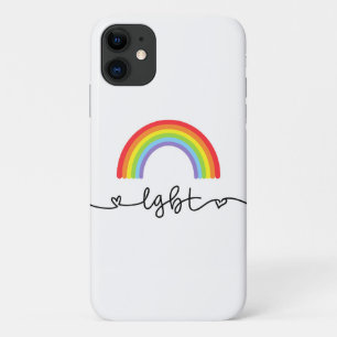 LGBT-harten en regenbogen Case-Mate iPhone Case