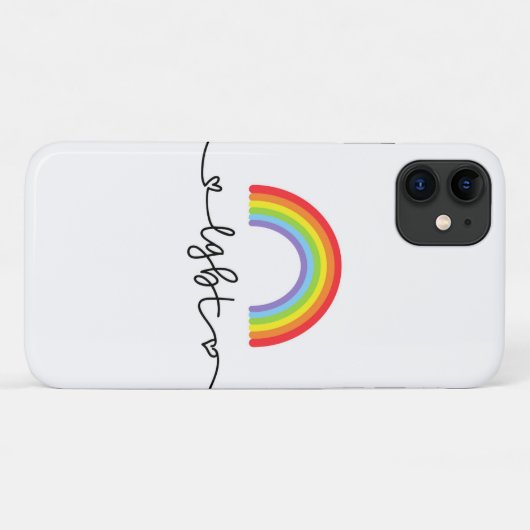 LGBT-harten en regenbogen Case-Mate iPhone Case (Achterkant (horizontaal))