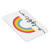 LGBT-harten en regenbogen Magneet (Rechterzijde)