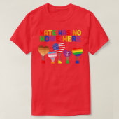LGBT Hate heeft hier geen thuis T-shirt (Design voorkant)