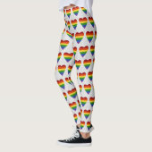 LGBT Heart Pride Flag Glitter Leggings (Links)