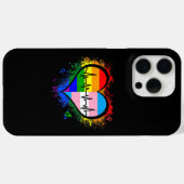 LGBT Heartbeat EKG Shirt Gay Lesbisch Transgender  Case-Mate iPhone Case (Achterkant (horizontaal))