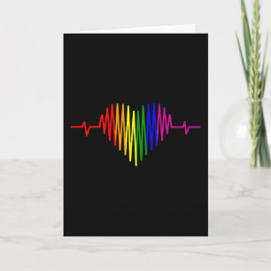 LGBT Heartbeat LGBT Pride Month LGBTQ Rainbow Flag Kaart