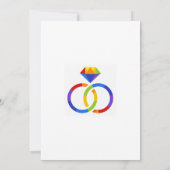 LGBT Hearts Weddenschap Kaart (Achterkant)
