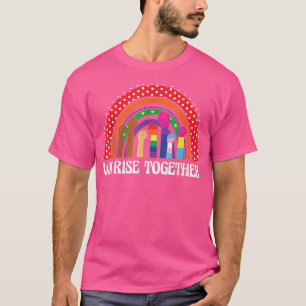 LGBT-homo-pride sociale beweging vrouwen man regen T-shirt