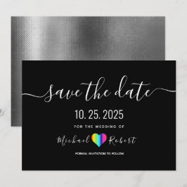 LGBT-huwelijk Bewaar de Datum Save The Date