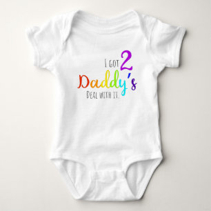 LGBT Ik heb twee pappa's Romper