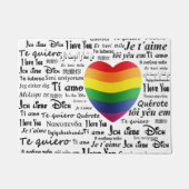 LGBT Ik hou van je Deurmat (Voorkant)