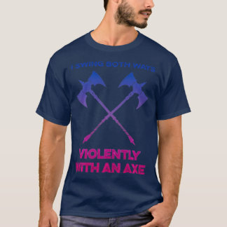 LGBT Ik zwaai beide manieren gewelddadig met een A T-shirt