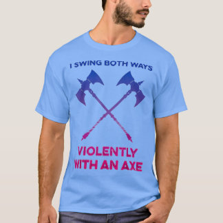 LGBT Ik zwaai beide manieren gewelddadig met een A T-shirt