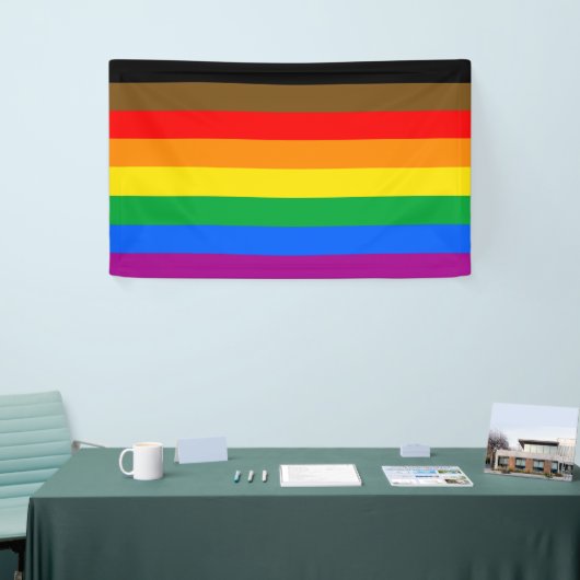 LGBT INCLUSIEVE PRIDE (mensen met een kleurpride) Spandoek (Beurs)