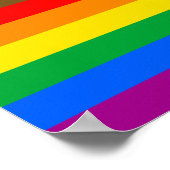 LGBT INCLUSIEVE PRIDE (Pride van Kleurrijke Mensen Poster (Hoek)