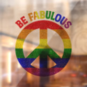 LGBT is geweldig Raamsticker (Vel 2)