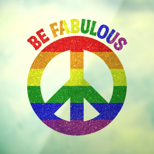 LGBT is geweldig Raamsticker (Vel 3)