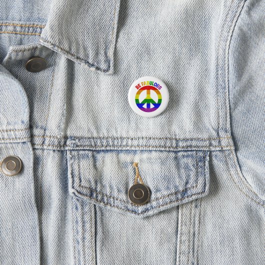 LGBT is geweldig Ronde Button 3,2 Cm (In situ)