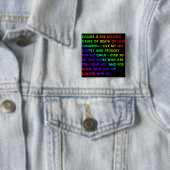 LGBT-jeugdzelfmoord Vierkante Button 5,1 Cm (In situ)