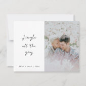 LGBT-kerst | De minimale foto van de homepage van  Feestdagenkaart (Voorkant)