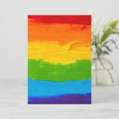 LGBT Kerstkaart – Groet met de Regenboog Pride Vla (Staand voorkant)