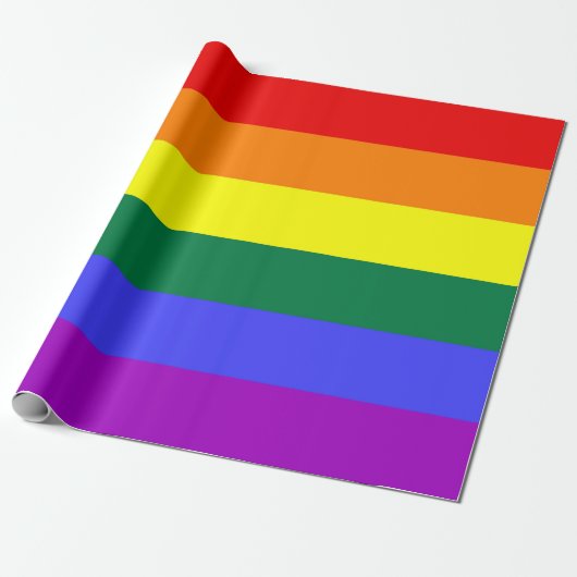 LGBT-kleuren Cadeaupapier (Uitgerold)