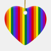 LGBT-kleuren Keramisch Ornament (Achterkant)