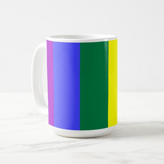 LGBT-kleuren Koffiemok (Voorkant links)