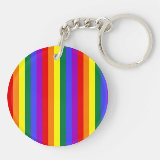 LGBT-kleuren Sleutelhanger (Achterkant)