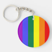 LGBT-kleuren Sleutelhanger (Voorkant)