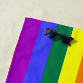 LGBT-kleuren Strandlaken (In situ)